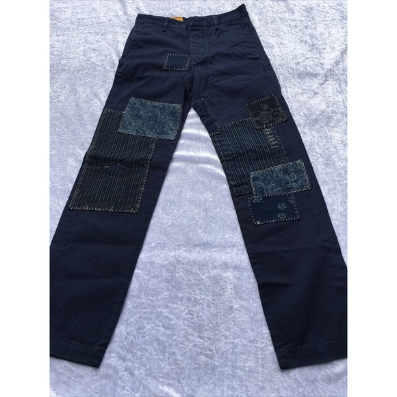 RARE Mens Dockers 29x34 Army Military Cramerton K-1 Khaki Pants Patch Work - Picture 3 of 16